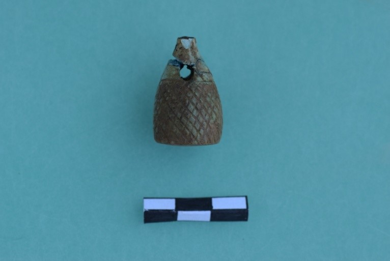 ბრინჯაოს საკინძის თავი ხელვაჩაური, მახვილაური, ძვ.წ. VII სს