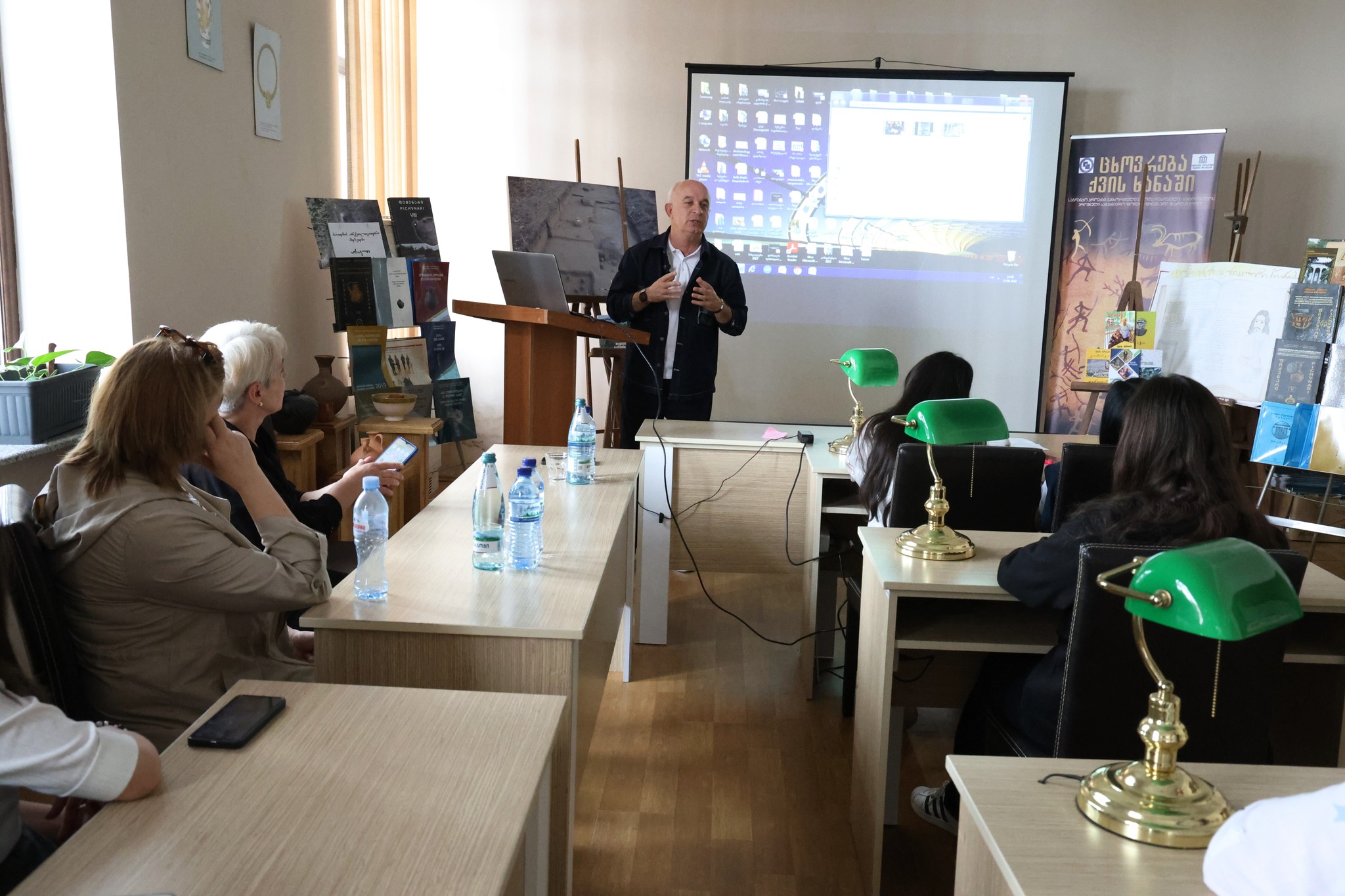 On April 17, the activity "Stages of writing development" was held in Batumi Archaeological Museum.