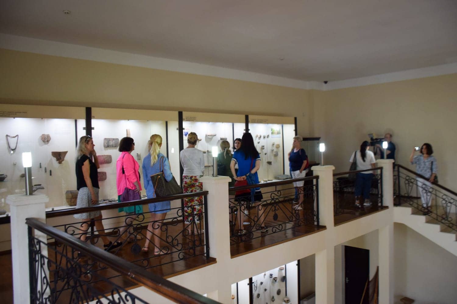 tourism companies from Lithuania and Estonia in Batumi's Archaeological museum.