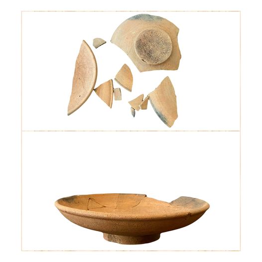 The bowl was discovered in 2023 in Kobuleti in the Hellenistic cemetery of Pichvnari.