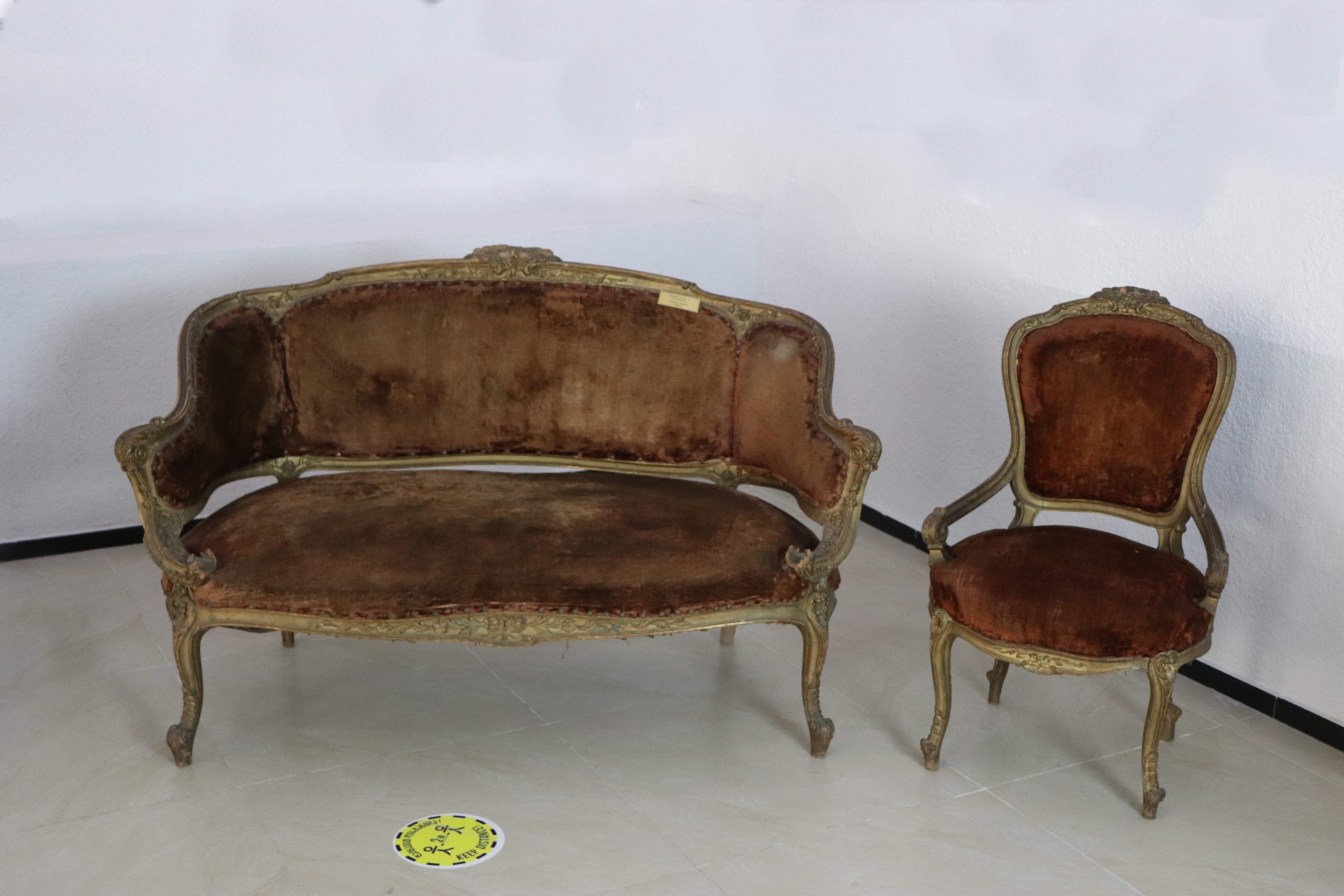 Grigol volskis family’s  armchairs big and small. Second half of the XIX th. Century.