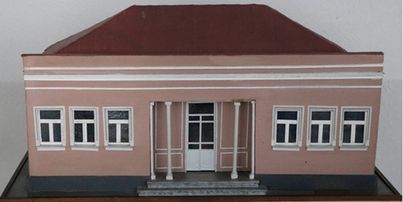 Model. "The first Georgian school" in Batumi. Author Professor   Teimuraz Komakhidze.