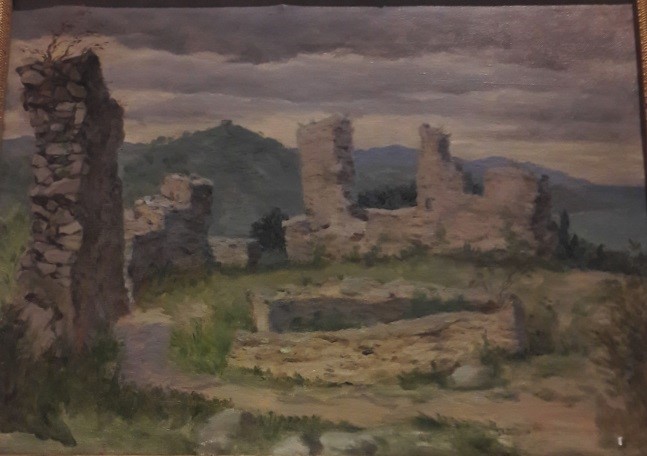 M. Chigarev. "Petra Castle." Canvas, oil.